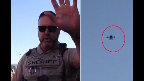 Gateway Pundit Gets REMOVED from Maricopa Presser and Followed via Drone Afterwards into the Parking Lot