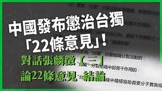 主題：對話張麟徵【三】論22條意見 結論 訪問：張麟徵