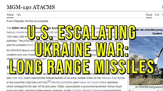 RUS v UKR Escalation: US Providing Long Ranged Missiles & New Missile Attack On Sevastopol