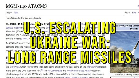 RUS v UKR Escalation: US Providing Long Ranged Missiles & New Missile Attack On Sevastopol