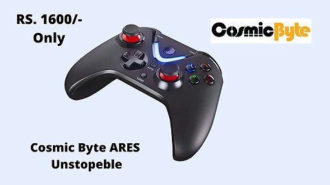 unboxing of Cosmic Byte ARES Wireless Controller gamepad