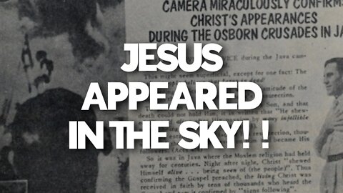 JESUS appeared in the sky!