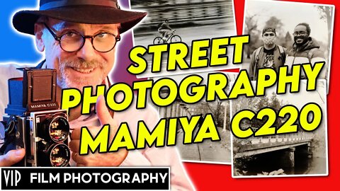 STREET PHOTOGRAPHY - Mamiya C220 medium format FILM camera and Washi F 120 film