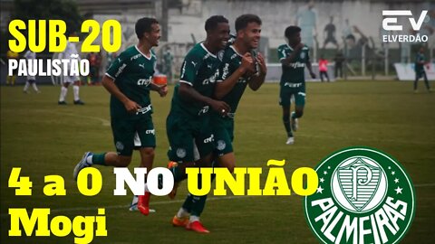 Palmeiras sub-20, 100% No Paulistão | 4 a 0 no União Mogi#palmeiras #el