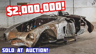 The Burnt Ferrari 500 Mondial that sold for $2 MIllion and how it got there.
