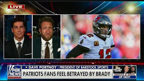 Jessie Watter interviews the President of Barstool Sports upset with Tom Brady