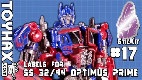 TOYHAX Labels for SS 32/44 Optimus Prime | SticKit #17