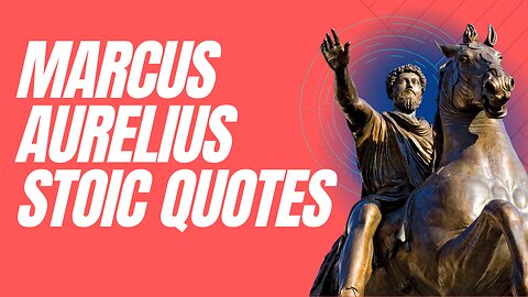 Stoic Marcus Aurelius Stoicism Quotes Meditations