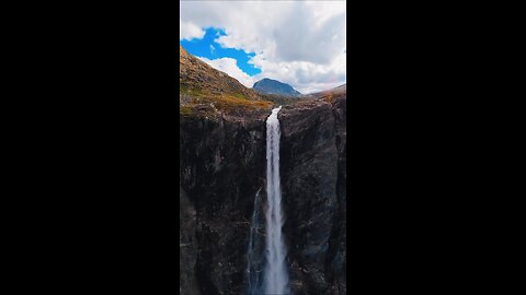 Drone Flight Over Europe's Highest Waterfall ⛰️🌊🦅