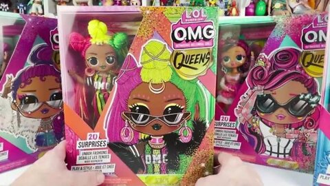 Compilação L O L Surprise OMG Queens Full Collection Unboxing & Review