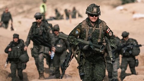 What is a militarily weak country like Canada doing protecting Latvia from the likes of Russia?