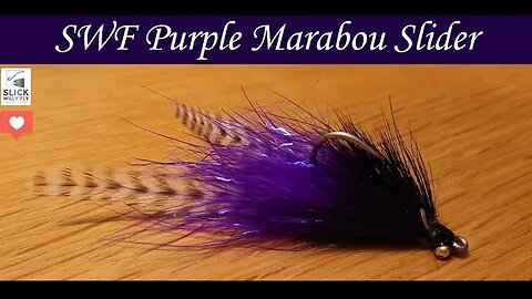 SWF Purple Marabou Slider