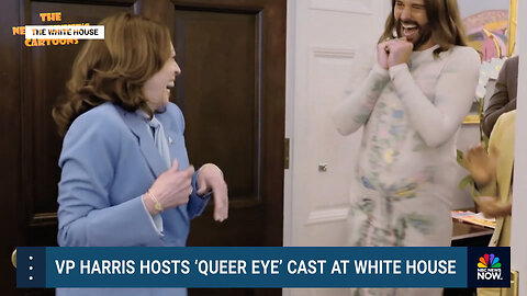 Kamala hosts the ‘Queer Eye’ cast at the White House to discuss LGBTQ representation in media, the progress of LGBTQ rights, and the LGBTQ vote, and whatever LGBTQ.