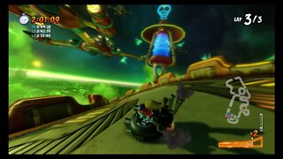 Crash Team Racing Nitro-Fueled - Drive-Thru Danger - 2:10.16 (Emperor Velo Ghost Beaten)