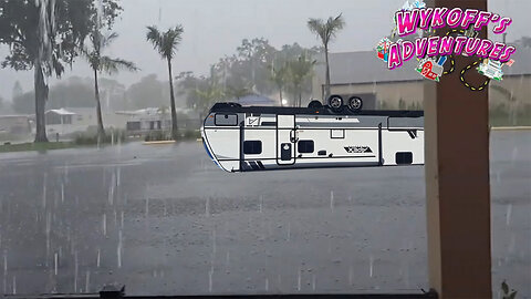 RV Living: Another Dangerous Storm with 70+ mph High Winds (Riders of the Storm)