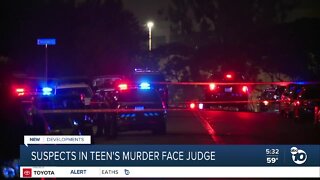 Suspects in teen's death appear in court