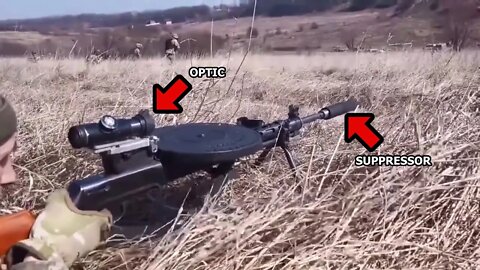 🔴 Ukrainian Military Pimps Old Pre-WW2 Era Machine Gun With Optic & Suppressor