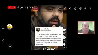 Ao vivo : Censura do YouTube está incomodando os políticos