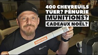 9 dec#1339 Steph Monette ON JASE 399 CHEVREUILS récolter par la SEPAQ!! Pénurie de munitions 2024?