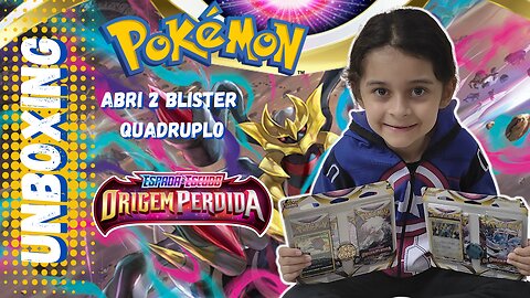 ABRI 2 BLISTER QUADRUPLO / ORIGEM PERDIDA / POKEMON TCG