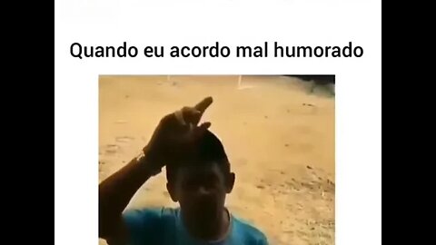 QUANDO EU ACORDO MAL HUMORADO, QUEM NUNCA ? ( MEME ) ( VIRAL ) #shorts