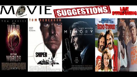 SUNDAY Movie Suggestions ft. WAR OF THE WORLDS, SNIPER, MEMORY, SEMI-TOUGH, WHITE MEN CAN'T JUMP