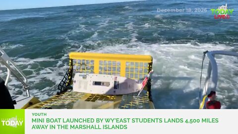 Mini Boat launched by Wy’east students lands 4,500 miles away in the Marshall Islands