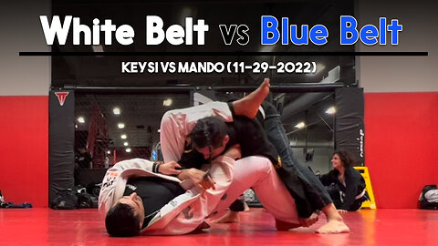 Jiu Jitsu White Belt vs Blue Belt [Keysi vs Mando] | Circadian MMA (11-29-2022)