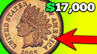 1865 Indian Head Penny Coins Worth A LOT of Money!