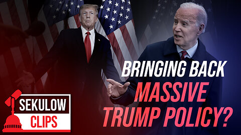 Biden To Take Cue from Trump’s Playbook?