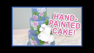 CopyCat Recipes Hand-Painted Rose Cake cooking recipe food recipe Healthy recipes