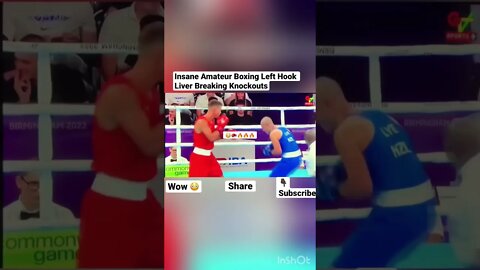 Insane Amateur Boxing Left Hook Liver Breaking Knockouts #shorts #boxing #knockout #boxingfights