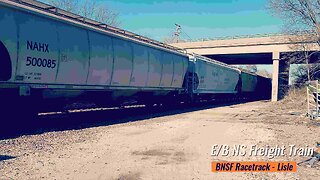 Local BNSF Freight Train, Amtrak Illinois Zephyr, and Getting Startled by the Police!