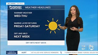 ABC 10News PinPoint Weather With Meteorologist Angelica Campos