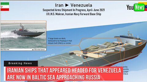 Iranian ships that appeared headed for Venezuela are now in the Baltic Sea approaching Russia