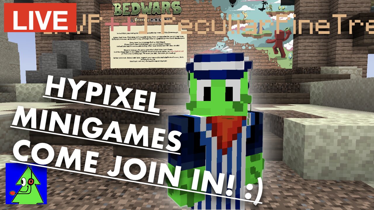 Bed Wars Update? Hypixel With Viewers! Minecraft Live Stream Exclusively on  Rumble!