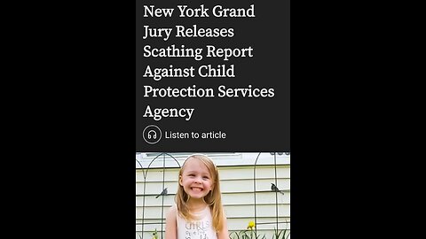 Child Welfare System DELIBERATELY FAILS KIDS