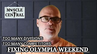 FIXING OLYMPIA WEEKEND