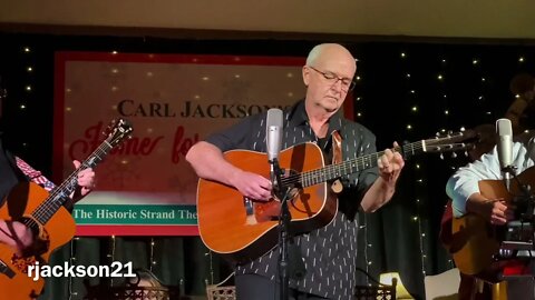Carl Jackson With Original, "The First Word In Christmas," December, 2021, "Home For Christmas Show"