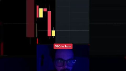 $90 in 1 min (live trading, trading live, day trading, day trading live, reaction)