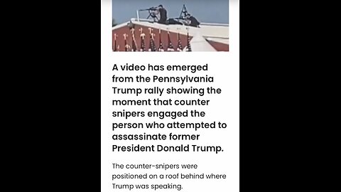 SHOOTER REACTION ON ROOF TOP🕵️‍♂️💥🏚️💥🥷💥🕵️‍♂️📸TRYING TO ASSASSINATE PRESIDENT TRUMP❤️🇺🇸💫