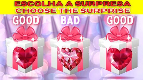 CHOOSE YOUR GIFT🎁ELIGE TU REGALO🎁ESCOLHA O SEU PRESENTE🎁|🚫NÃO ESCOLHA ERRADO🚫💝💔💝GOOD, BAD OR GOOD💝💔💝