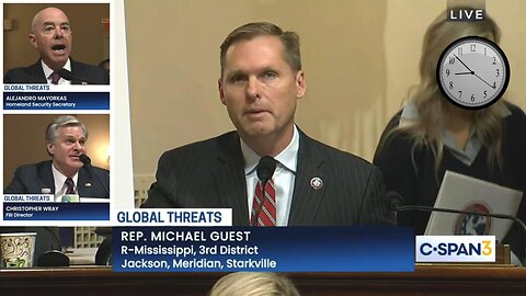 Rep. Mike Guest grills FBI Director Wray & DHS Secretary Mayorkas - Nov. 15, 2023
