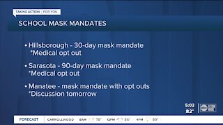 School districts to discuss mask mandate