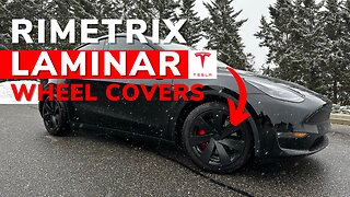 Tesla Model Y Wheel Covers - Rimetrix Laminar!