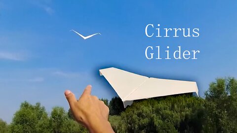 Have you ever seen a paper airplane that really glides like a bird? Show it to you today
