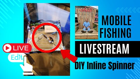 Ultralight Baitcasting Again - Edited #mobile #fishing #livestream