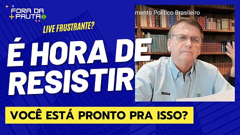 VOCÊ VAI DESISTIR DO BRASIL OU RESISTIR?