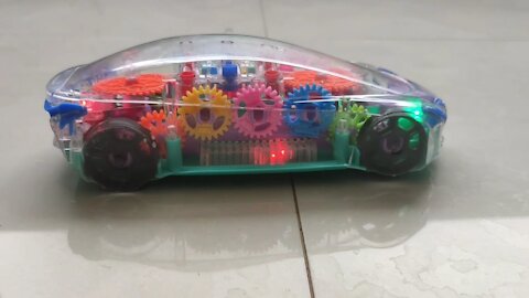 Best Lights Kids Transparent Car