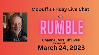 McDuff's Friday Live Chat March 24, 2023